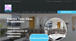 Desktop Screenshot of carrizotodocasa.com.ar